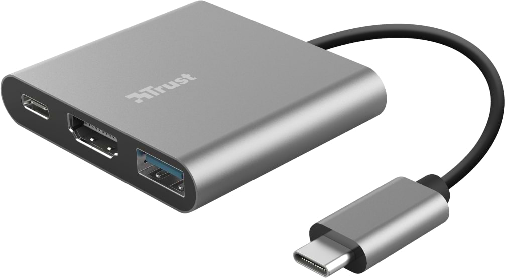 Хаб USB Trust Dalyx 3-in-1 Multiport USB-C (23772)