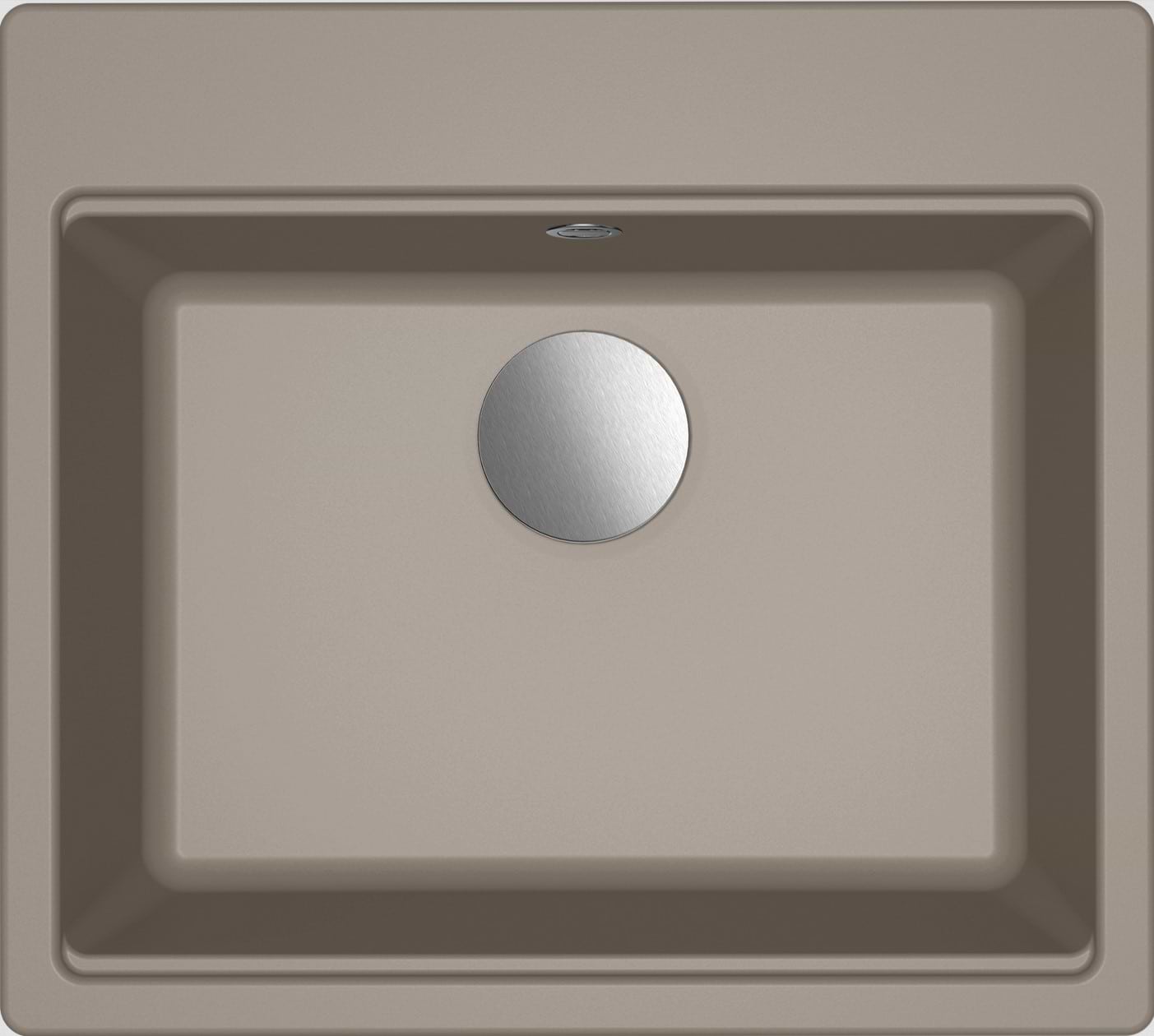 Мийка кухонна Elleci TIME 105 on top tortora 43 - Фото 1