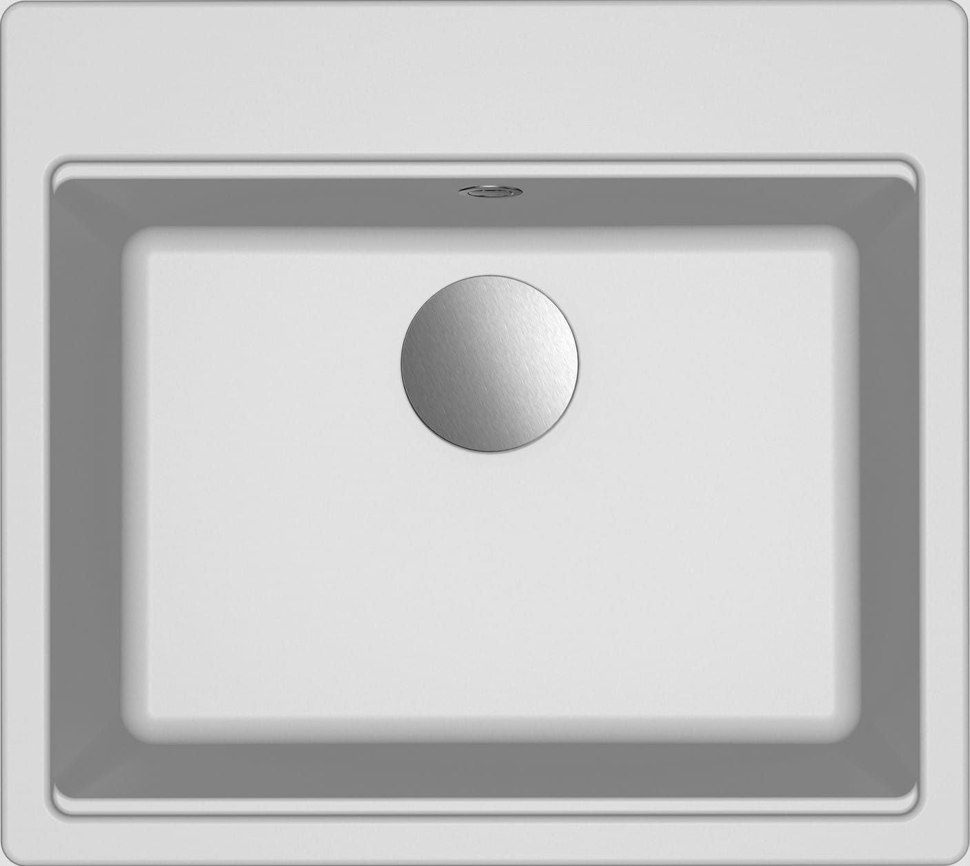 Купить Мойка кухонная Elleci TIME 105 on top bianco 68 - Фото 1 Мойка кухонная Elleci TIME 105 on top bianco 68 - Фото 1