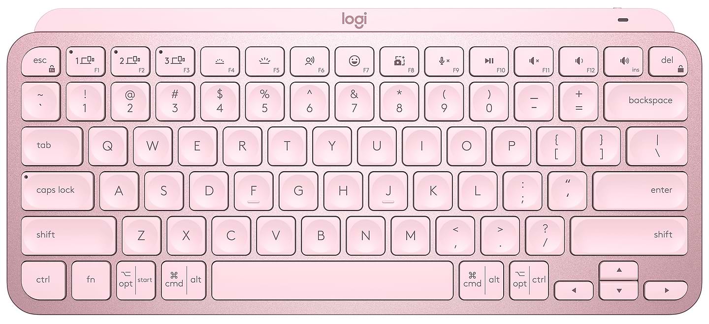Клавиатура беспроводная Logitech Mini Minimalist Wireless Illuminated Rose (920-010500) - Фото 1