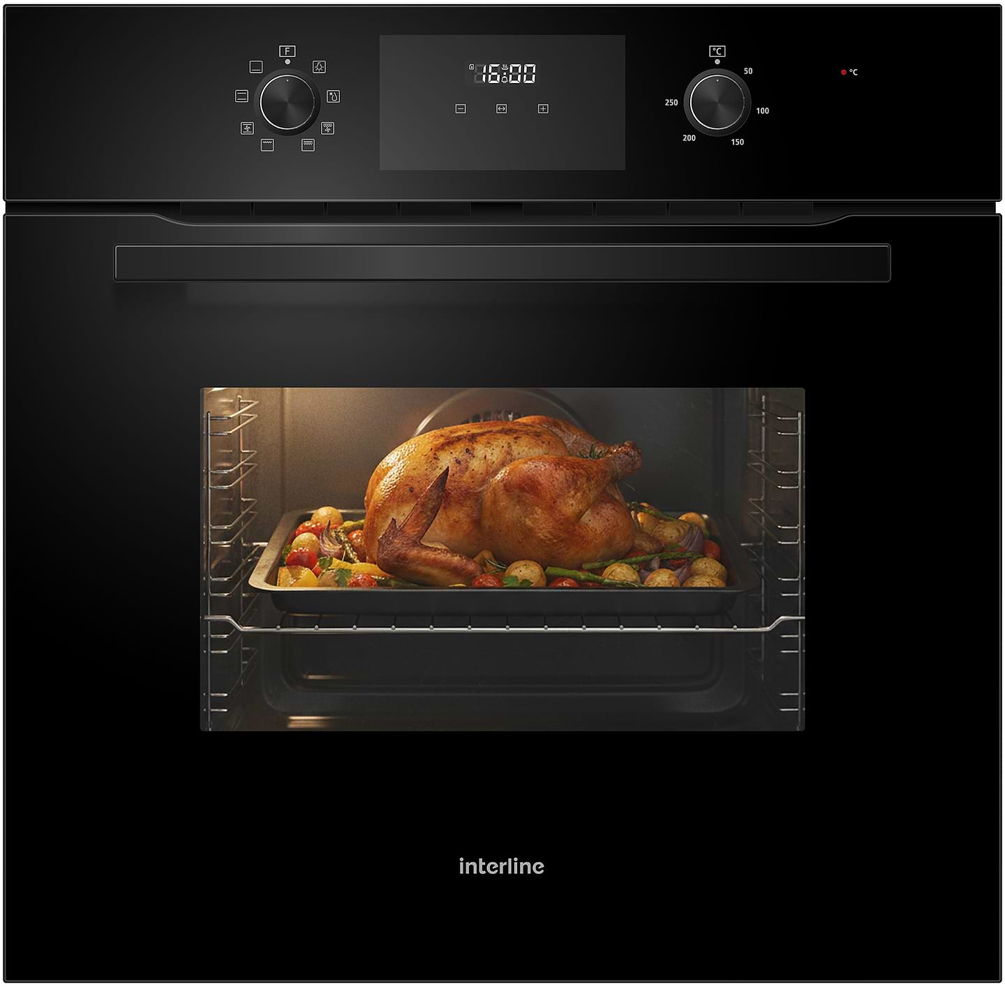 Купить Духовой шкаф электрический Interline OEG 581 ECR BA - Фото 1 Духовой шкаф электрический Interline OEG 581 ECR BA - Фото 1