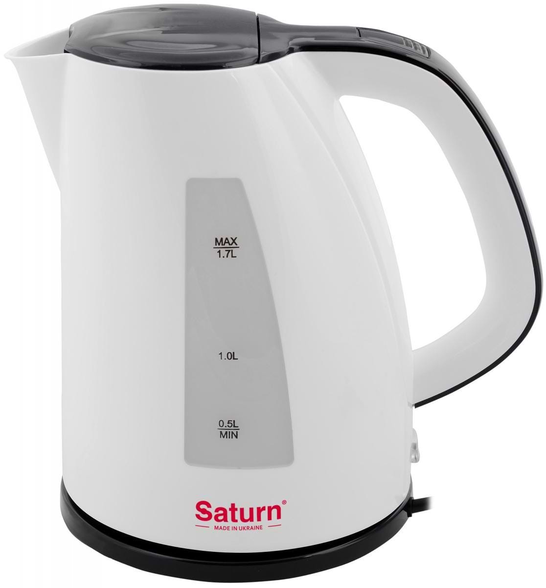 Электрический чайник Saturn ST-EK8436U White/Black - Фото 1