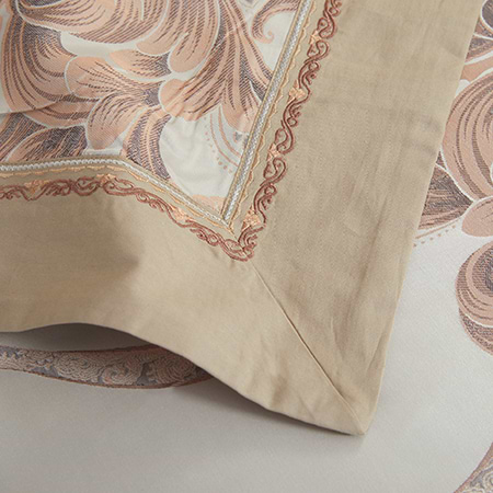 Комплект постельного белья Word of Dream 64 Версаль жаккард 2х150х215 бежевый (19308)