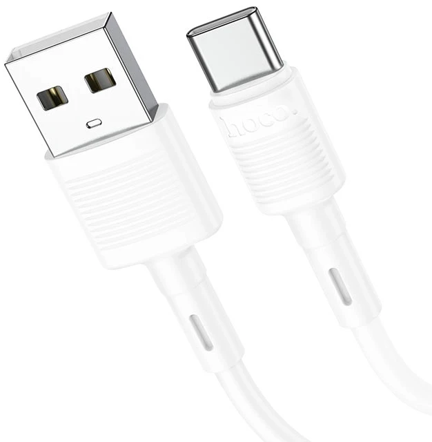 Кабель HOCO X83 USB to Type-C 3A, 1m White (6931474770912)
