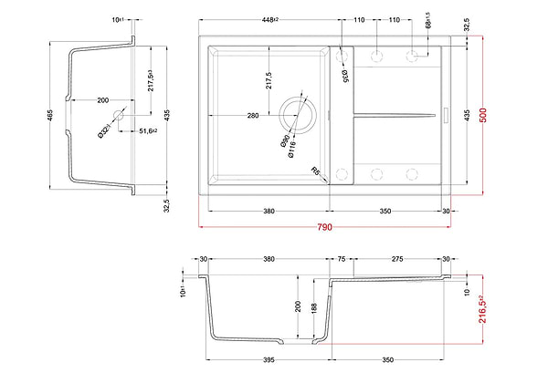 Фото - Мийка кухонна Elleci UNICO 300 cemento 48