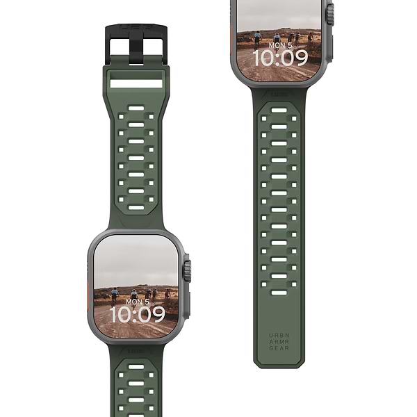 Фото - Ремінець для смарт-годинника UAG for Apple Watch Ultra 2/Ultra-49-45-44-42mm, Civilian, Olive Drab (194002117272)