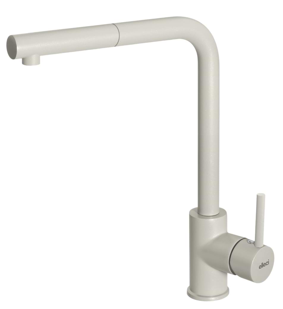 Смеситель кухонный Elleci TRAIL Plus bianco soft 39