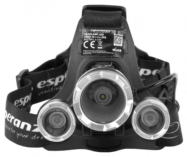 Фото - Ліхтар налобний Esperanza Cepheus EOT026