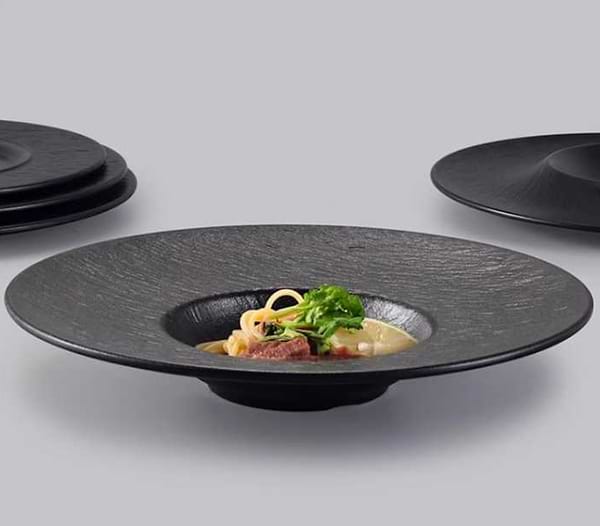 Фото - Тарелка суповая Wilmax Slatestone Black 24 см (WL-661115 / A)