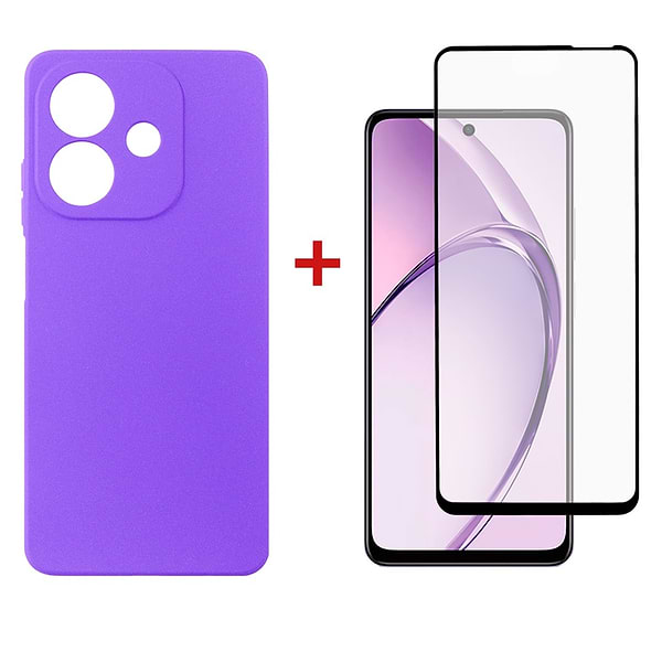 Фото - Чехол для смартфона DENGOS for Oppo A3 Purple (DG-KM-113) + защитное стекло
