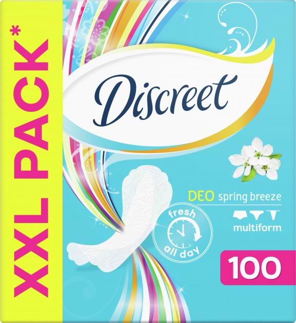 Фото - Прокладки ежедневные Discreet Deo Water Lily 100 шт. (8001090162274)