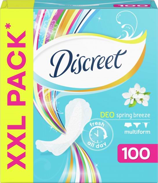 Фото - Прокладки ежедневные Discreet Deo Water Lily 100 шт. (8001090162274)
