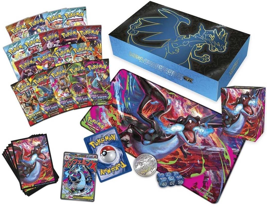Фото - Настольная игра (5-7 лет) Pokemon Mega Charizard X ex Ultra Premium Collection (196214130685)