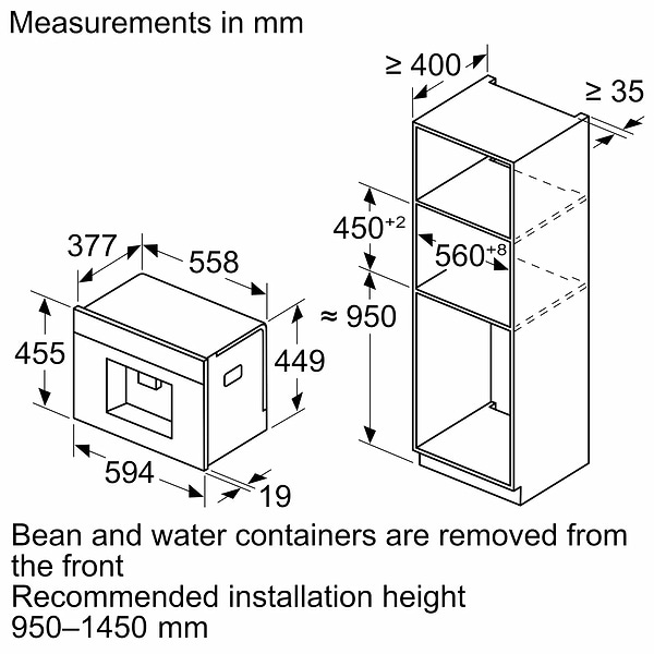 Фото - Кавомашина вбудовувана Bosch CTL7181W0