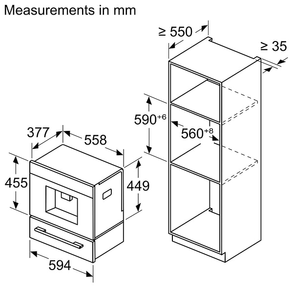 Фото - Кавомашина вбудовувана Bosch CTL7181W0