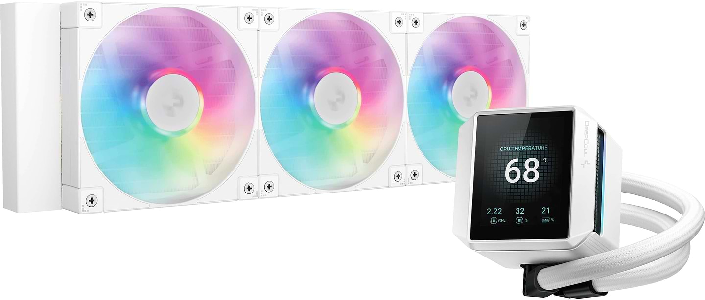 Водяная система охлаждения Deepcool Mystique 360 ARGB White (R-LX360-WHDSNMCP-G-1)