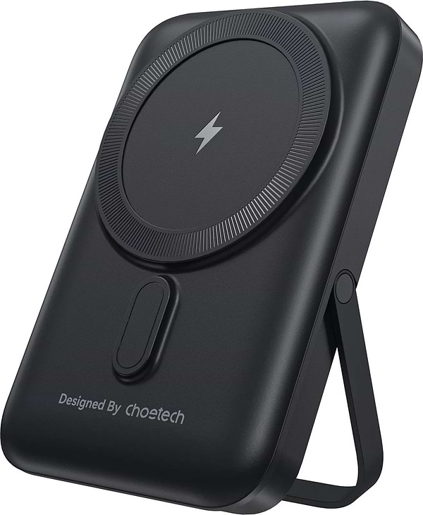 Фото - Батарея мобільна Choetech Magnetic Wireless 10000mAh 20W Black (B743-CCBK)