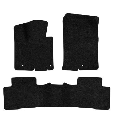 Коврики ворсовые в салон авто EVAtech Standard для Hyundai Tucson (NX4) Hybrid (Long base) 2021 4 поколение SUV USA черный кант HY44196ZD3KH3VEB