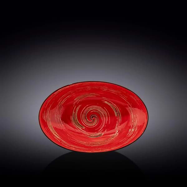 Фото - Блюдо Wilmax Spiral Red 25х16.5х6 см 570 мл (WL-669240 / A)