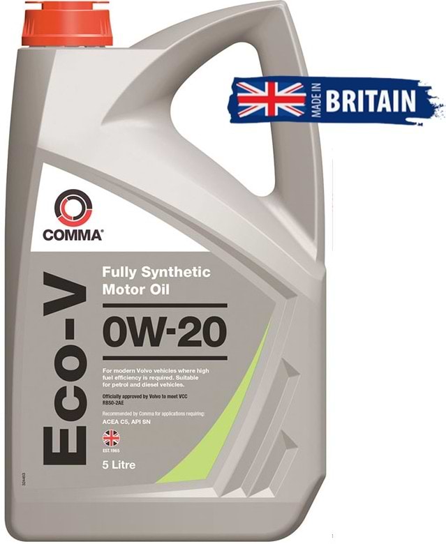 Масло для авто COMMA ECO-V 0W-20 5л (ECOV5L)