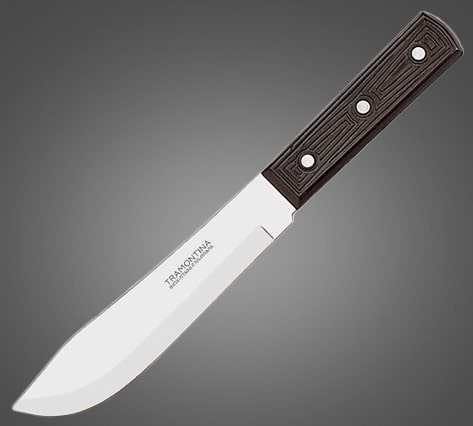 Фото - Нож кухонный Tramontina Plenus Black разделочный 178 мм (22920/107)