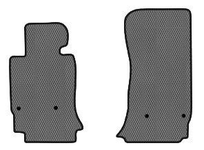 EVA килимки в салон авто передні EVAtech для 3 Series (E36) BMW 1990-2000 3 покоління Sedan EU (BM51201AB2BW4RGB)