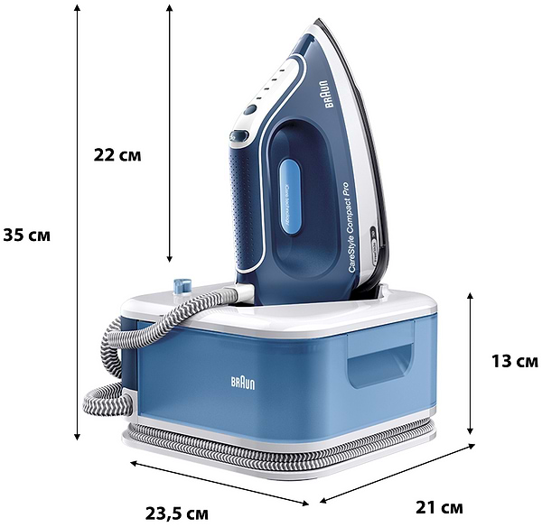 Фото - Уцінка - Праска з парогенератором Braun IS2565BL