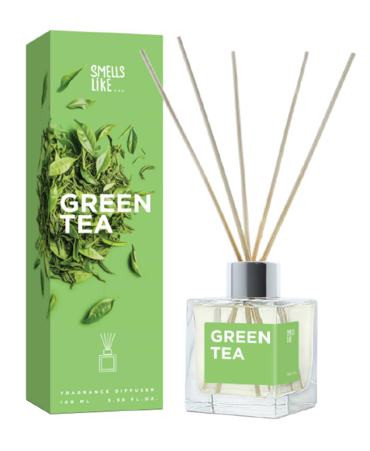 Аромадіффузор Esse Smells Like Green tea (Зелений Чай) 100 мл (SL-GT) - Фото 1