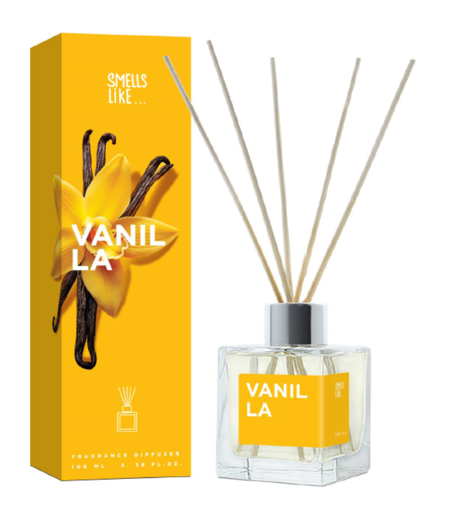 Аромадиффузор Esse Smells Like Vanilla (Ваниль) 100 мл (SL-V) - Фото 1