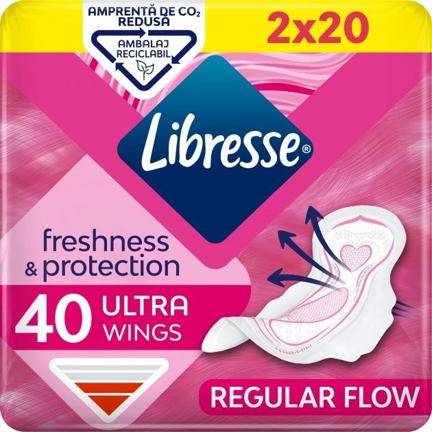 Прокладки гигиенические Libresse Ultra Normal Soft 40 шт. (7322540235876) - Фото 1