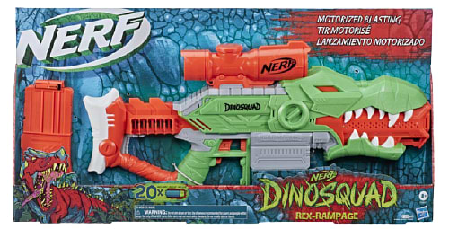 Бластер багатозарядний Hasbro Nerf Діно Рекс Ремпейдж (F0807) - Фото 1