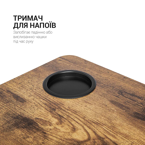 Фото - Стол компьютерный OfficePro ODM366B Dark wood