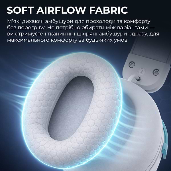 Фото - Гарнітура бездротова ігрова GamePro Asgard Freya Pro (HSW201WB)