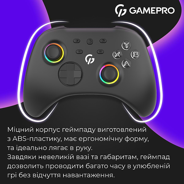 Фото - Геймпад GamePro GPX13BDOC BT Black