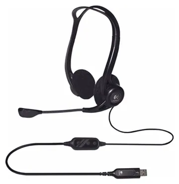 Фото - Гарнитура компьютерная Logitech PC Headset 960 USB (981-000100)
