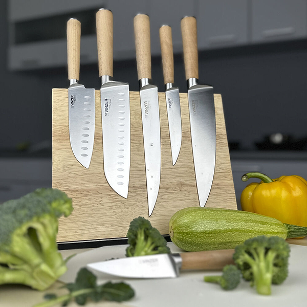 Фото - Нож для мяса Vinzer Natura Line 19 см (50614)