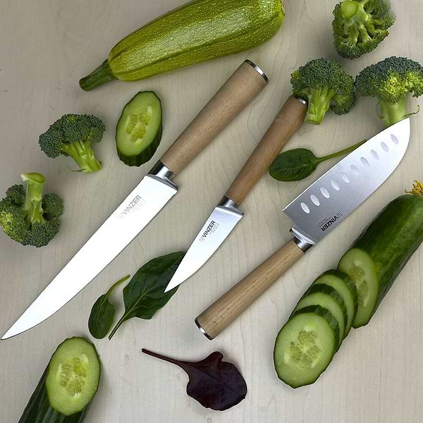 Фото - Нож для мяса Vinzer Natura Line 19 см (50614)