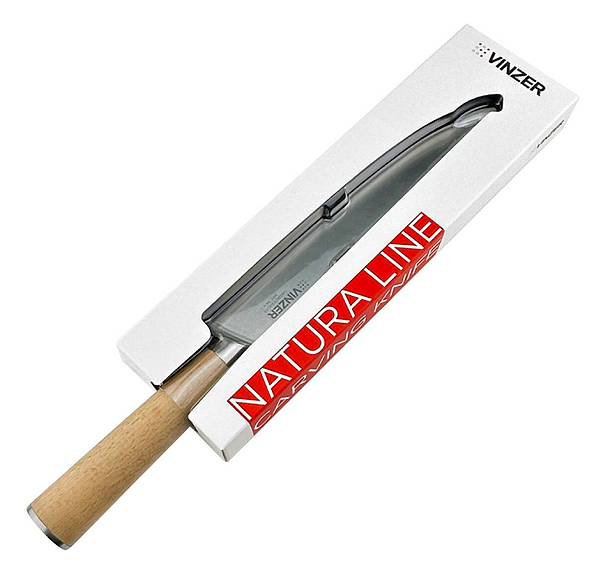 Фото - Нож для мяса Vinzer Natura Line 19 см (50614)