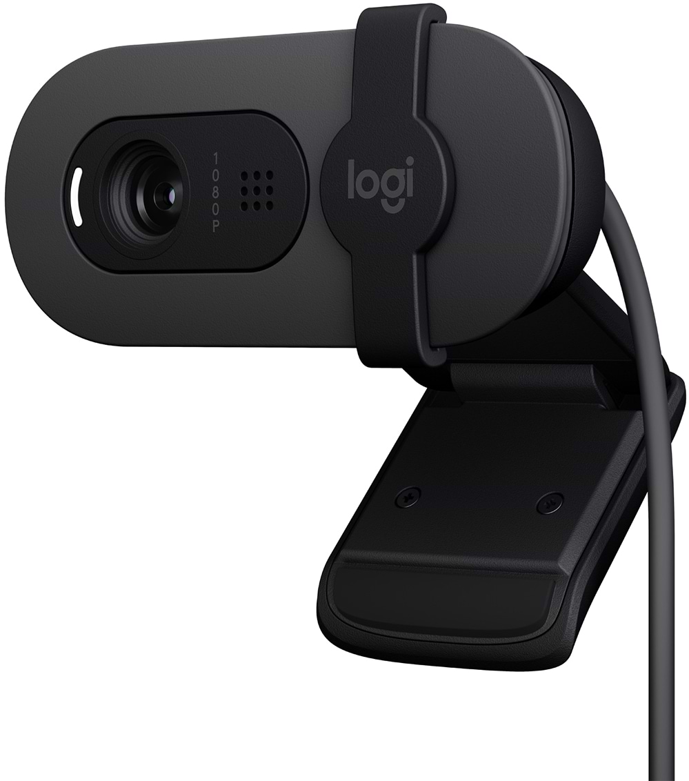 Веб-камера для комп'ютера Logitech Brio 100 Full HD Graphite (960-001585) - Фото 1