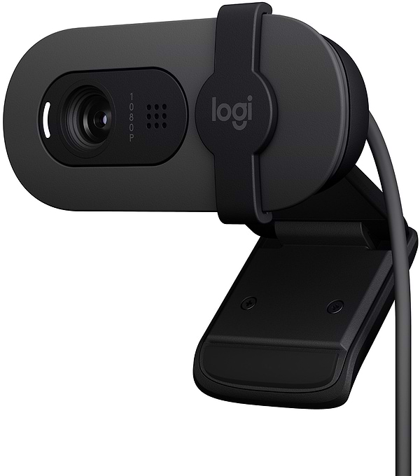 Фото - Веб-камера для комп'ютера Logitech Brio 100 Full HD Graphite (960-001585)
