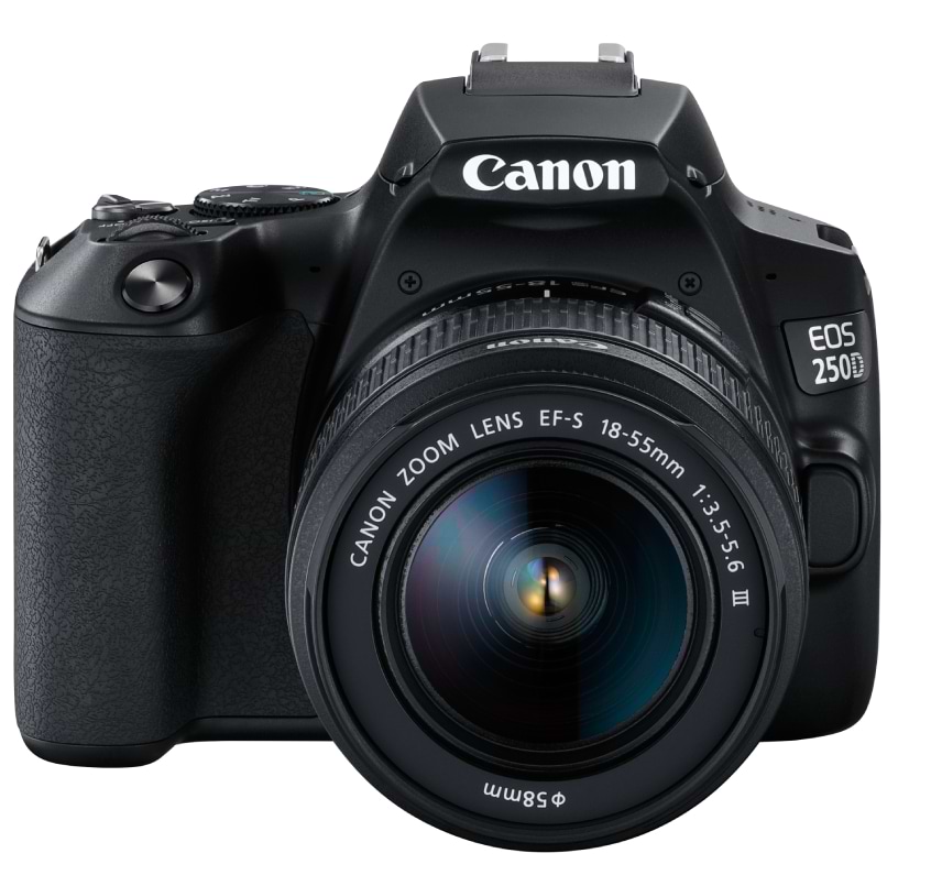 Фотокамера дзеркальна Canon EOS 250D kit 18-55 DC III Black (3454C009) - Фото 1