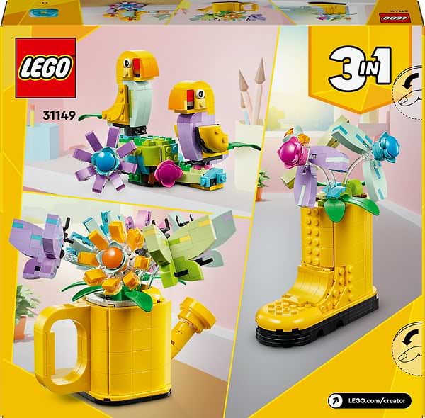 Фото - Конструктор LEGO Creator Квіти в лійці (31149)