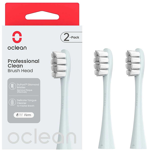 Фото - Насадка для зубной щетки Oclean P1C9 Brush Head Silver 2 шт. (6970810554038)