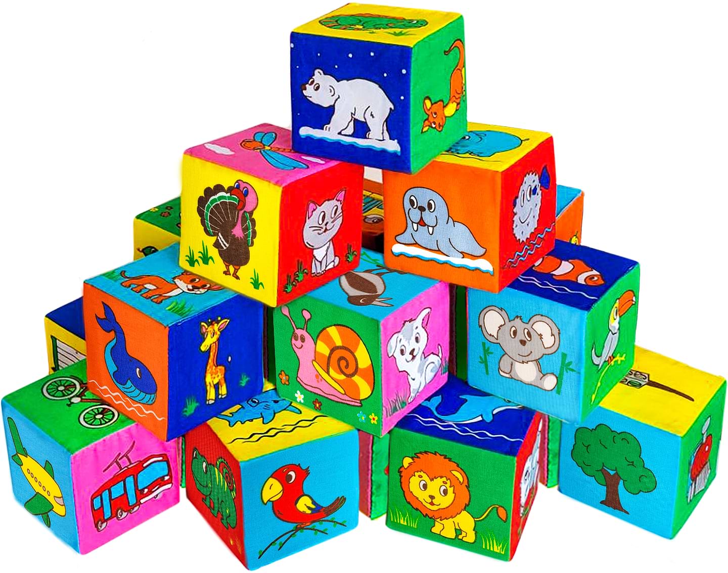 Кубики Macik 3 в1 18 штук (МС 090601-16)