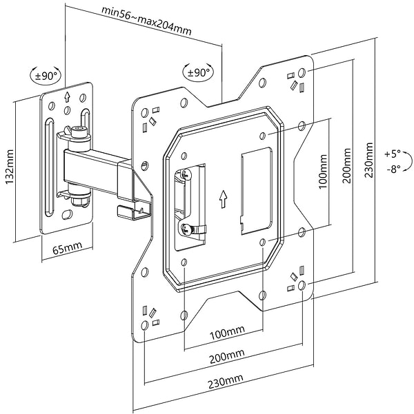 Фото - Крепление для телевизора iTECH LCD522 B