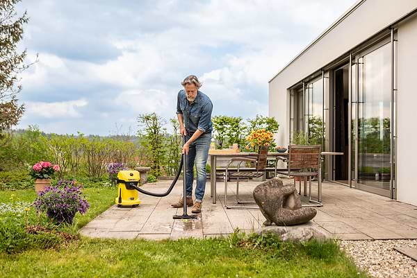 Фото - Пилосос для сухого прибирання з мішком Karcher WD 3-18 без АКБ і ЗП (1.628-550.0)