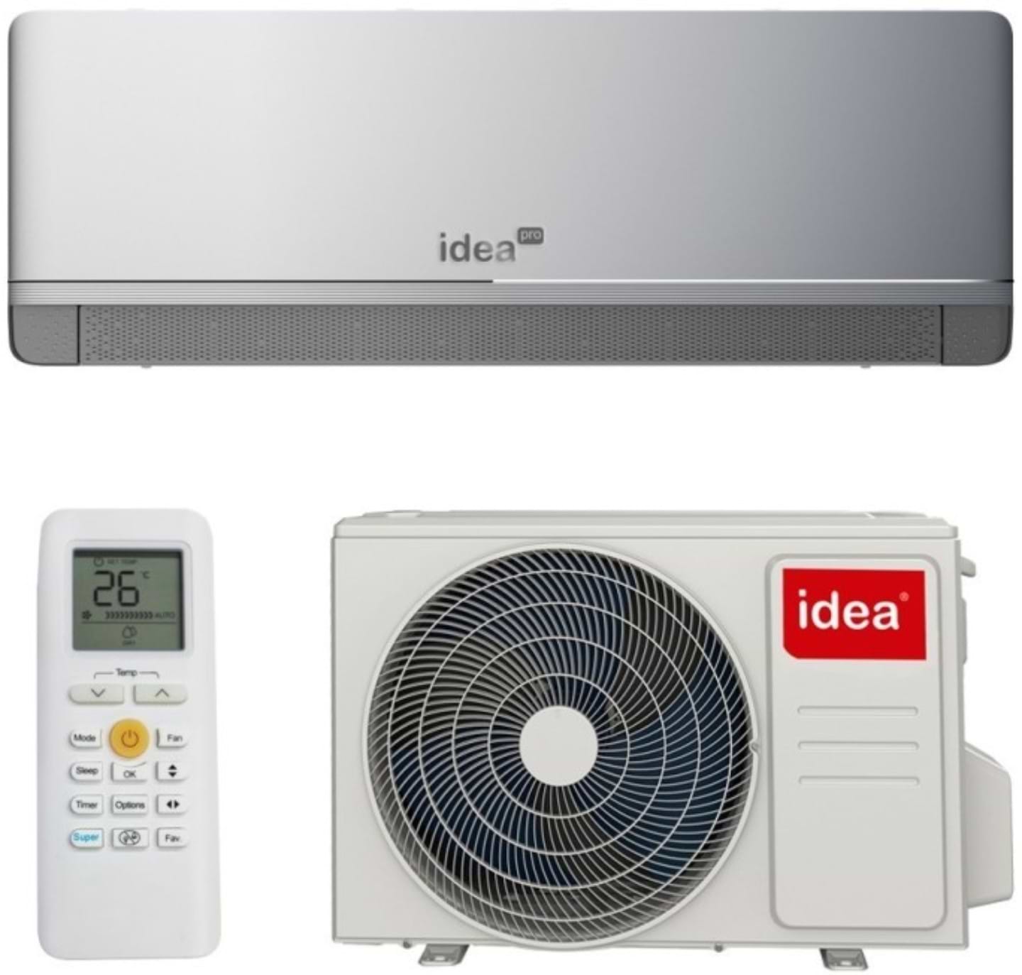 Кондиционер сплит IdeaPro IPA-12HRM-FN8 Silver Breeze