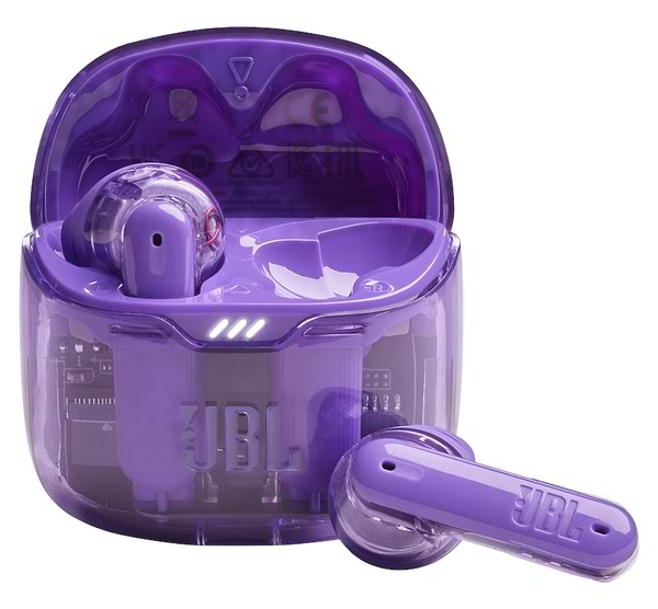Фото - Навушники вкладиші бездротові TWS JBL Tune Flex 2 Ghost Purple (JBLTFLEX2GMAE) Фото - Навушники вкладиші бездротові TWS JBL Tune Flex 2 Ghost Purple (JBLTFLEX2GMAE)