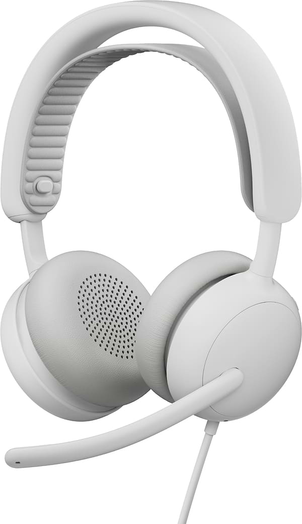 Фото - Гарнитура проводная Logitech Zone Wired 2 USB White (981-001621)