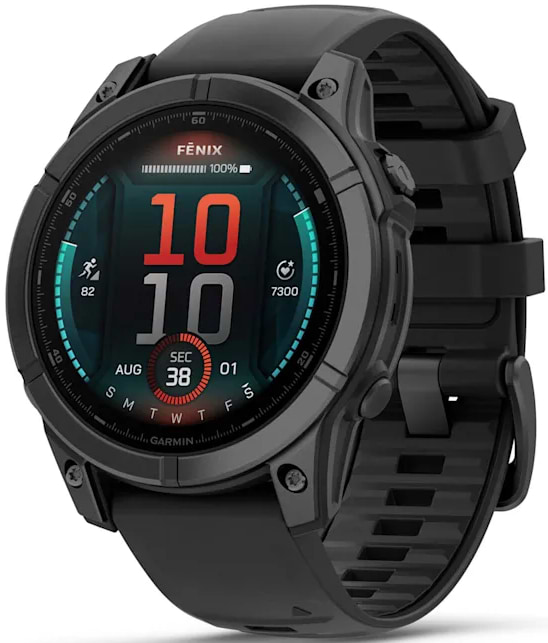 Смарт-годинник Garmin fenix E Slate Gray Steel/Black (010-03025-01) - Фото 1